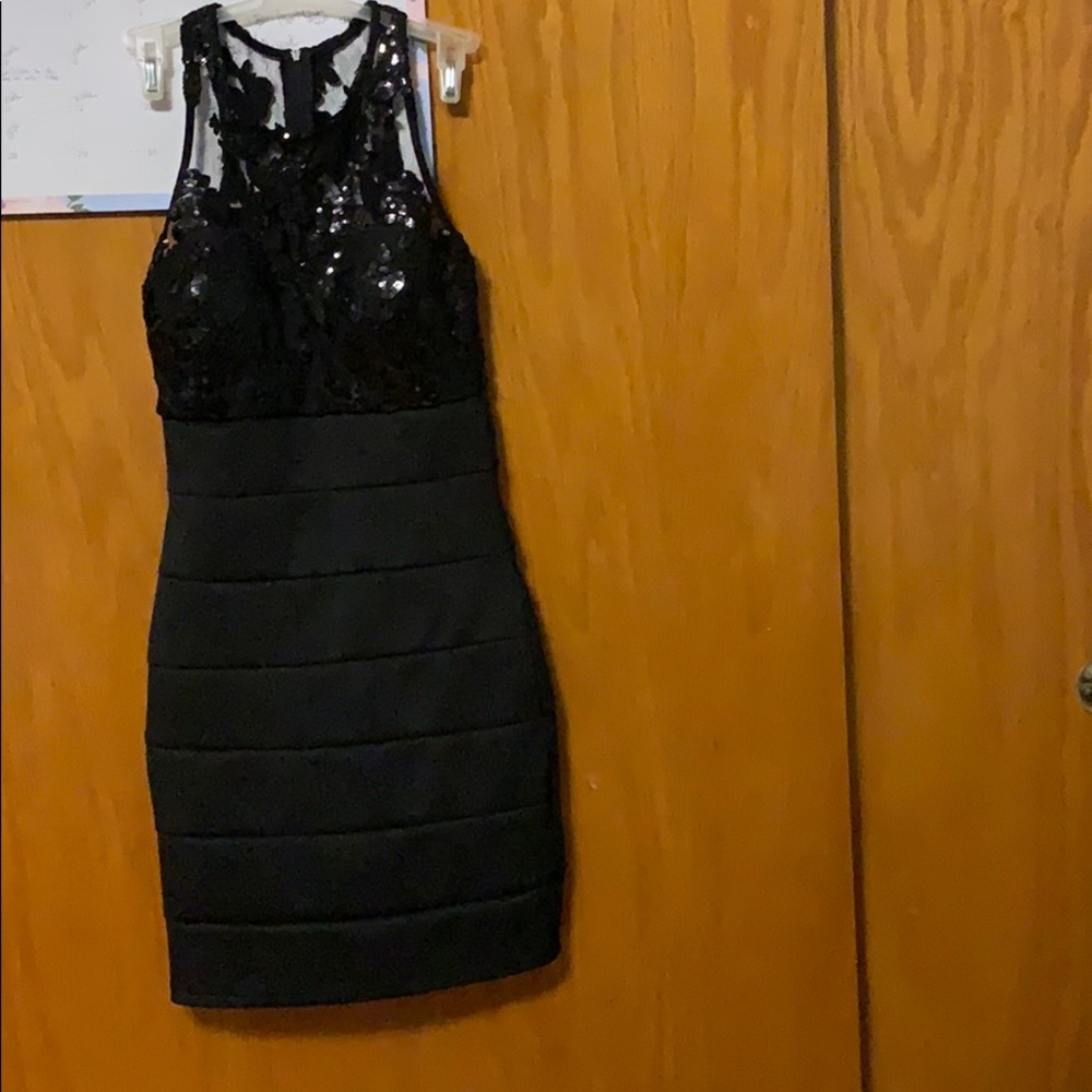 Black even dress